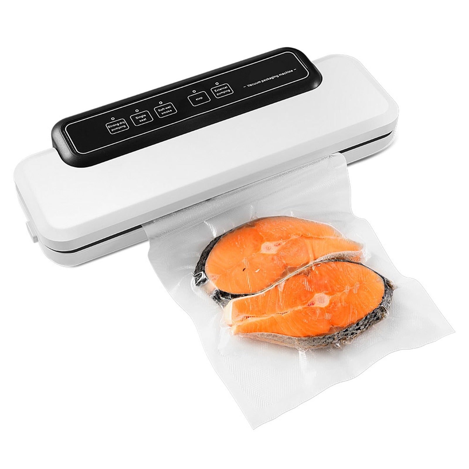 Automatic Vacuum Sealer With Vacuum Bags - KitchenGadgets